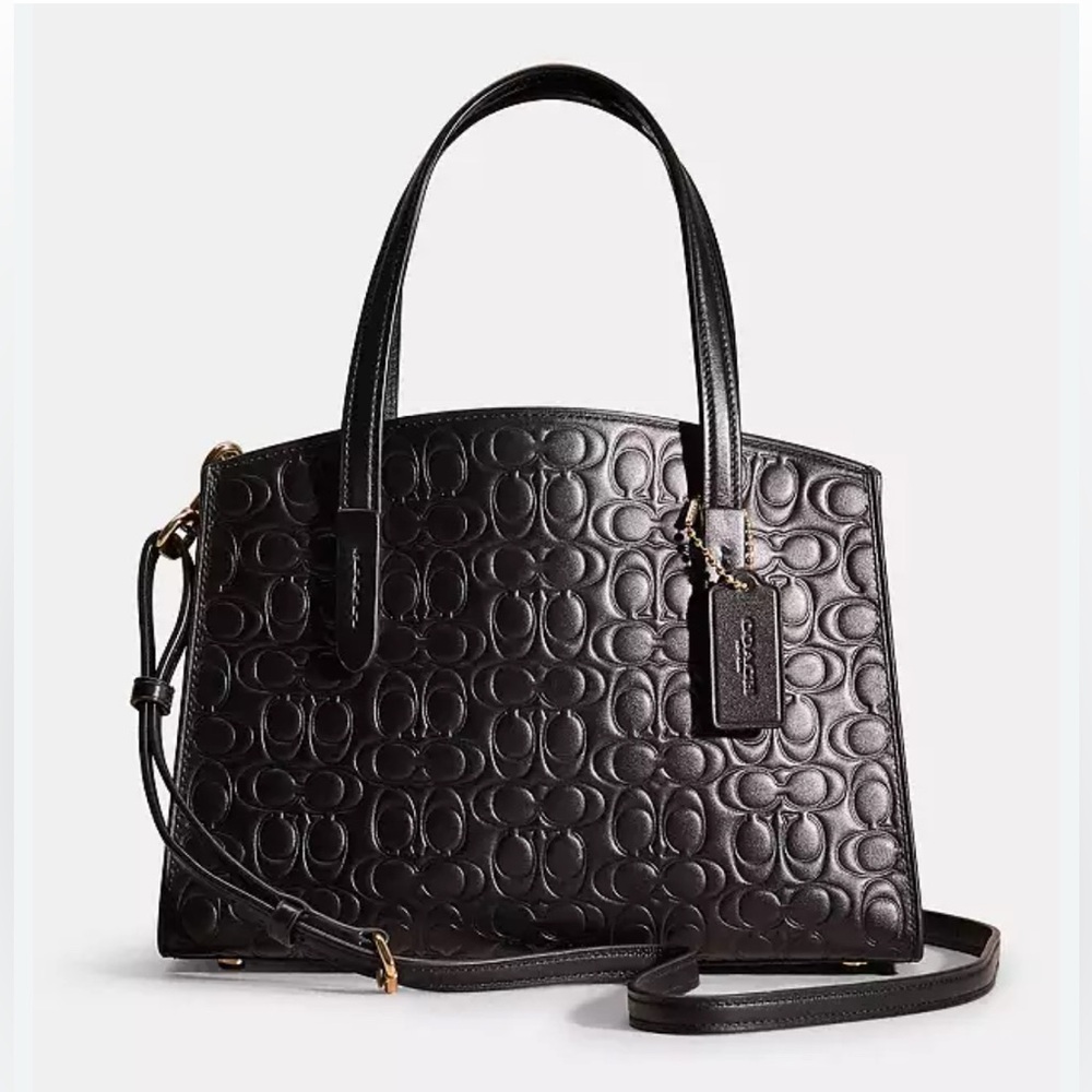 NWT Coach Signature Leather Charlie 28